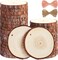 Natural Wood Slices - 30 Pcs 3.5-4 inches Craft Unfinished Wood kit
